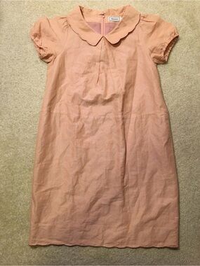 Anatelier Japan Maternity Summer Dress Pink Short Sleeve Size 36 US Size 8 NEW